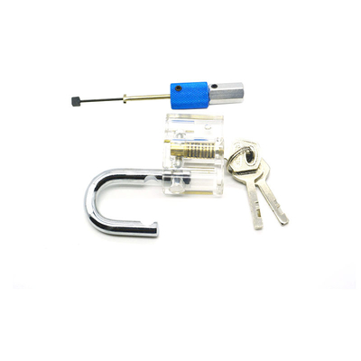 comprar Kit de cerradura de diamantes transparentes de práctica de pick lock combinación de equipos Fabricación en línea