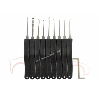 comprar Venta caliente KLOM 9 piezas herramienta de selección de cerraduras avanzada 9 piezas conjunto herramientas cerrajeras Fabricación en línea