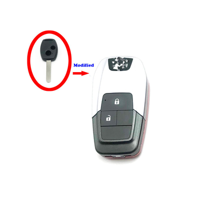comprar Concha de llave de placa recta modificada pintura inteligente horneado plegable Honda reemplazo de la llave de coche concha online manufacture