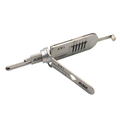 comprar KW1 2-IN-1 PICK apertura de cerradura de acero inoxidable conjunto de escopeta paquete único de alta calidad Fabricación en línea