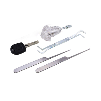 comprar Cerradura Cerrajero Selección de conjunto de cerradura de coche transparente para VW HU66 con 3 cerradurías online manufacture