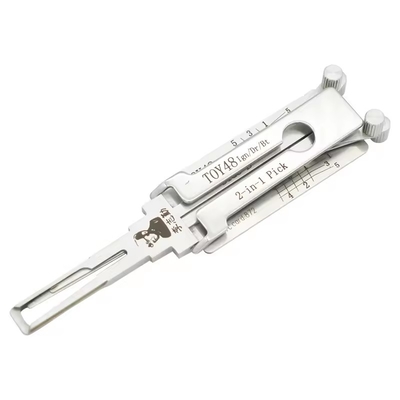 comprar Herramienta de cerrajería de alta calidad Toy48 Car Lishi 2 en 1 Lector Herramienta de cerrajería Auto Lock Pick Set Fabricación en línea