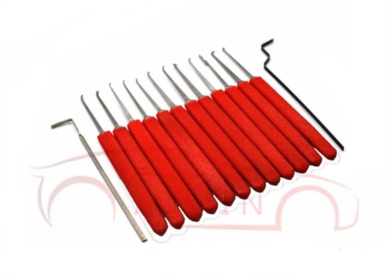 comprar 12pcs Lock Pick Kit mango de acero inoxidable duradero para fácil manipulación del núcleo de bloqueo ideal para cerrajeros y entusiastas Fabricación en línea