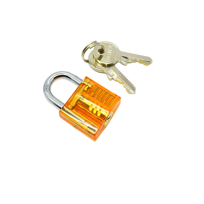 comprar Mini-versión Transparente amarillo Cerradura práctica Herramientas cerrajeras Fabricación en línea