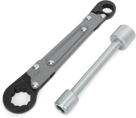 Herramientas de plomería llave angular de parada Kit Kwik Tite Angle-On llave angular ajustable para fontaneros profesionales negro y trabajador de mantenimiento