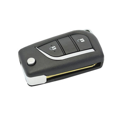 Car Keyless Entry Key Shell 2 botones Plegable remoto Toyota Camry reemplazo de la llave de la carcasa