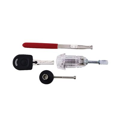 Herramienta de cerrajería Cerradura de coche transparente para VW con cerrajeras HU66