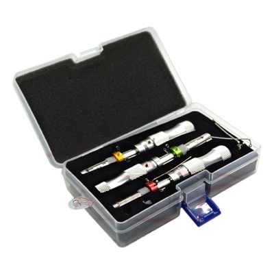 Kit rápido de apertura para cerradura tubular de flor de ciruelo de Corea del Sur 3 juegos Rojo