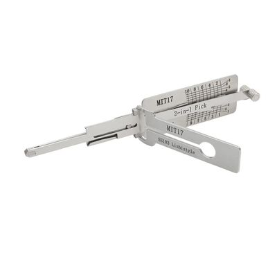 Herramientas de cerrajería Lishi MIT17-10 cortes SS103 2 en 1 para apertura de cerraduras de puertas Mitsubishi