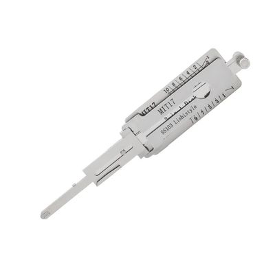 Auto Lishi herramienta MIT17-10cuts SS103 2 en 1 Lishi herramientas de cerrajería para Mitsubishi puerta cerradura de apertura