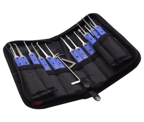 18 piezas KLOM Selección de cerraduras de acero inoxidable Selección de cerraduras